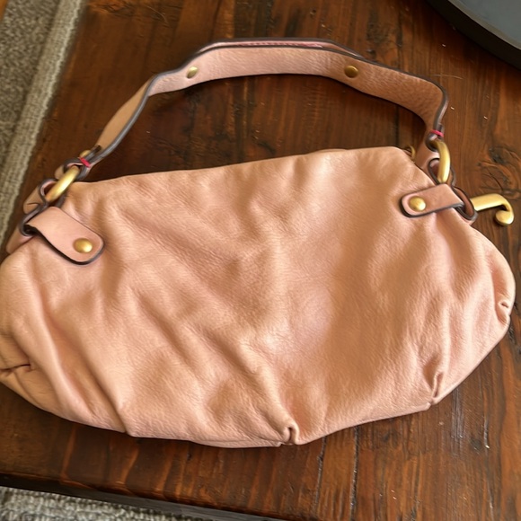 VINTAGE small leather juicy couture pink purse - Picture 4 of 5